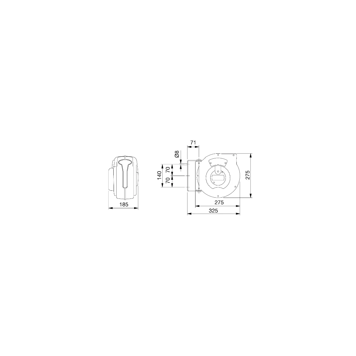 Automatischer Schlauchaufroller ROLL AIR JUNIOR 9