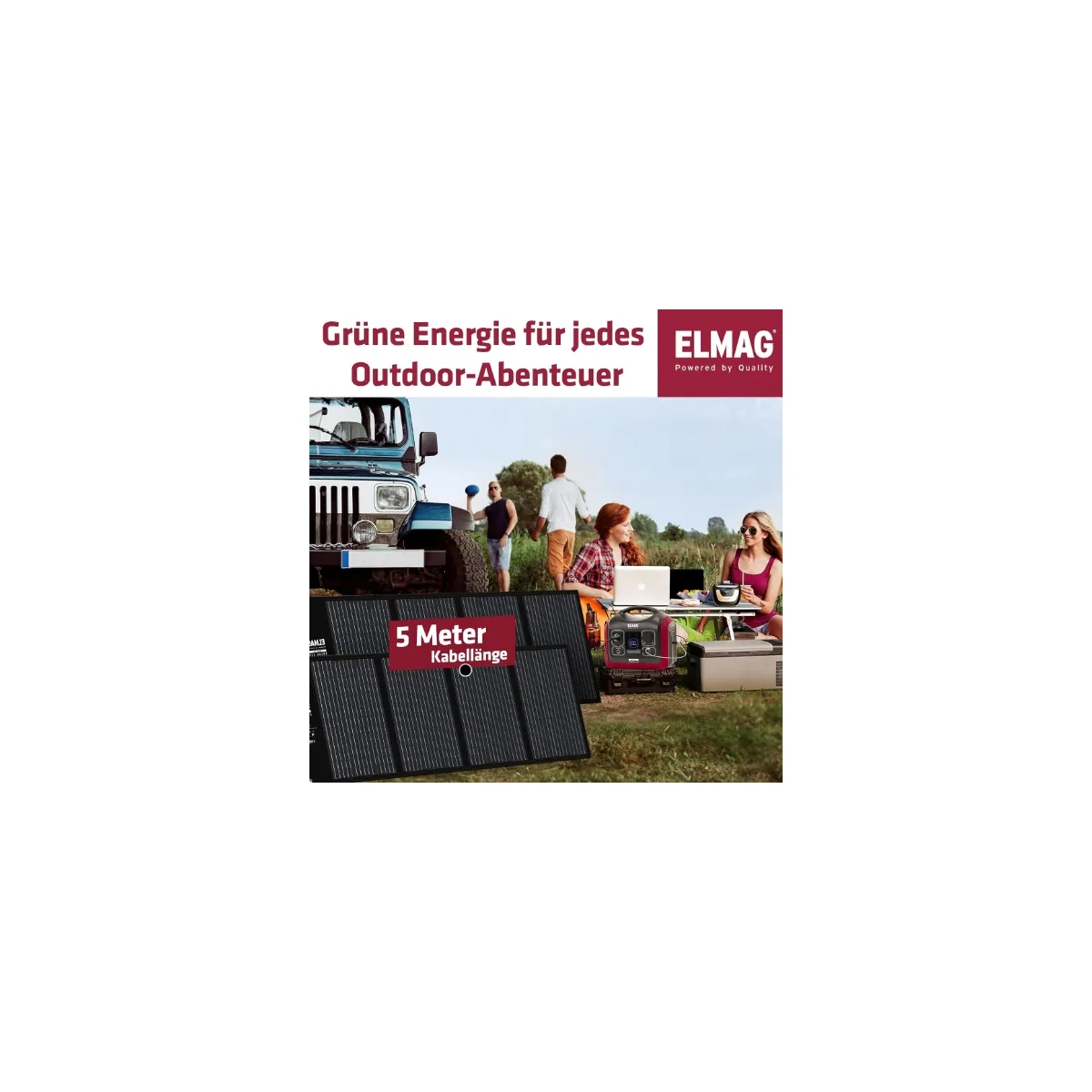Faltbares Solarpanel SOLAR 220 DUO – monokristallin
