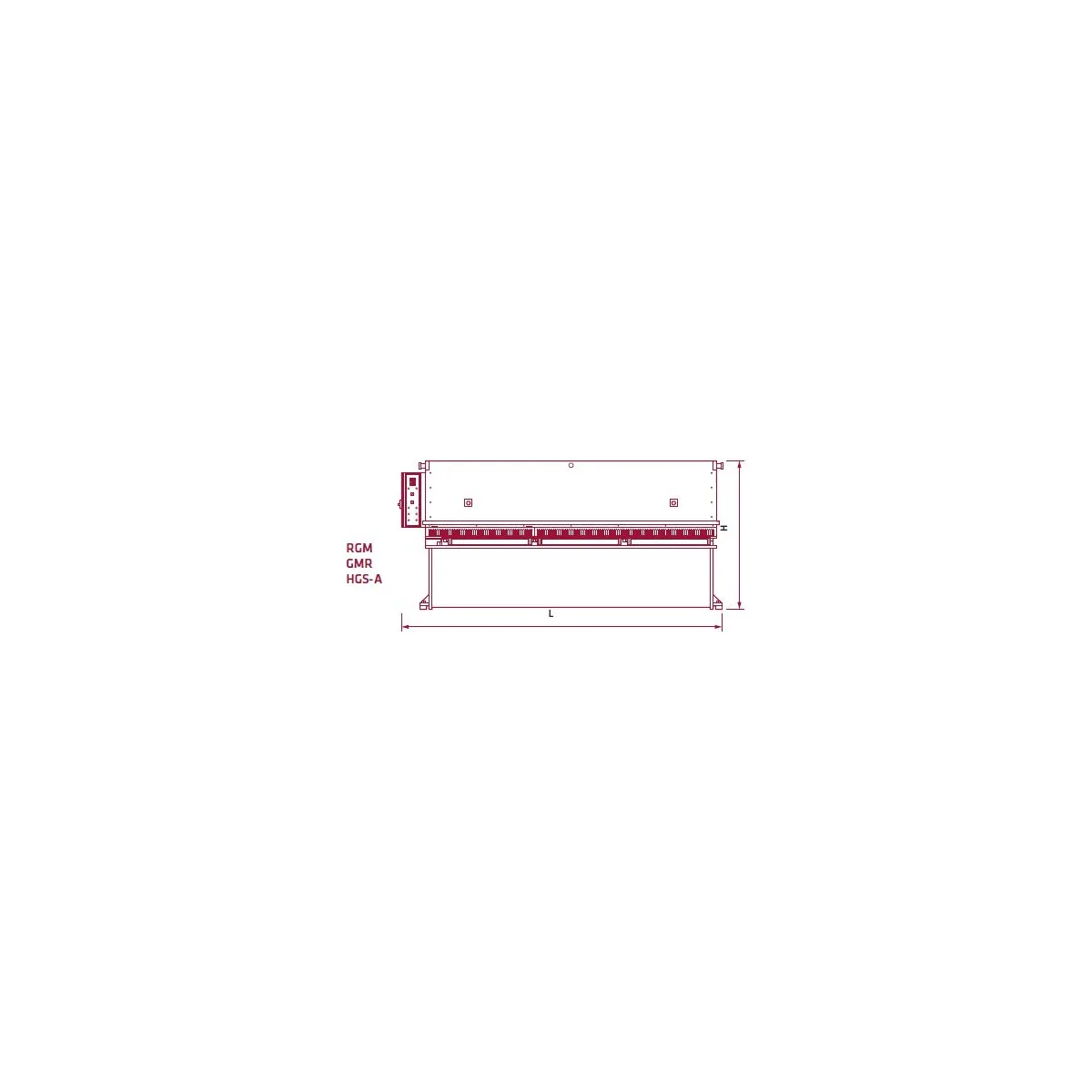 Hydraulische Tafelblechschere HGS-A 2100x8mm