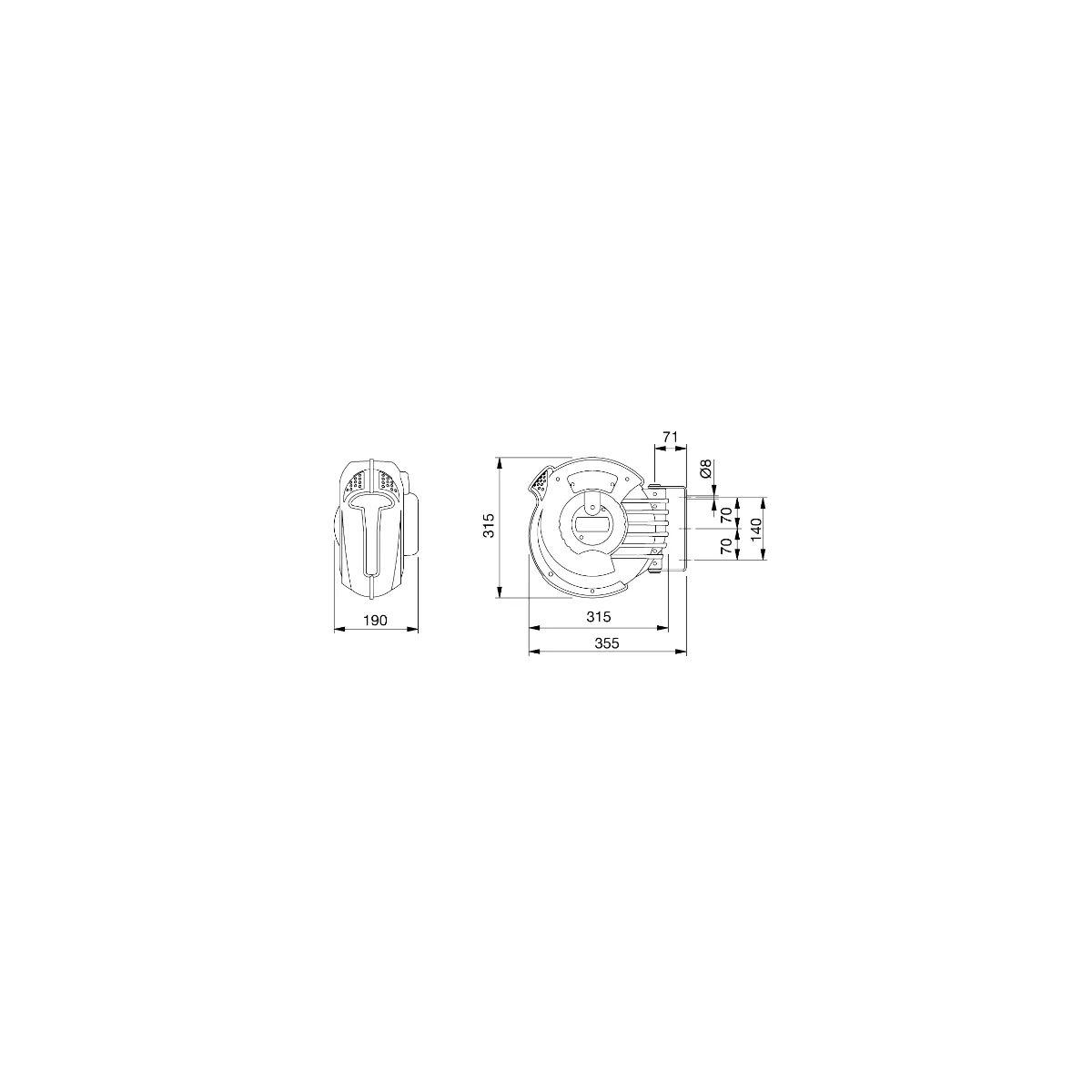 Automatischer Schlauchaufroller ROLL AIR MASTER 12