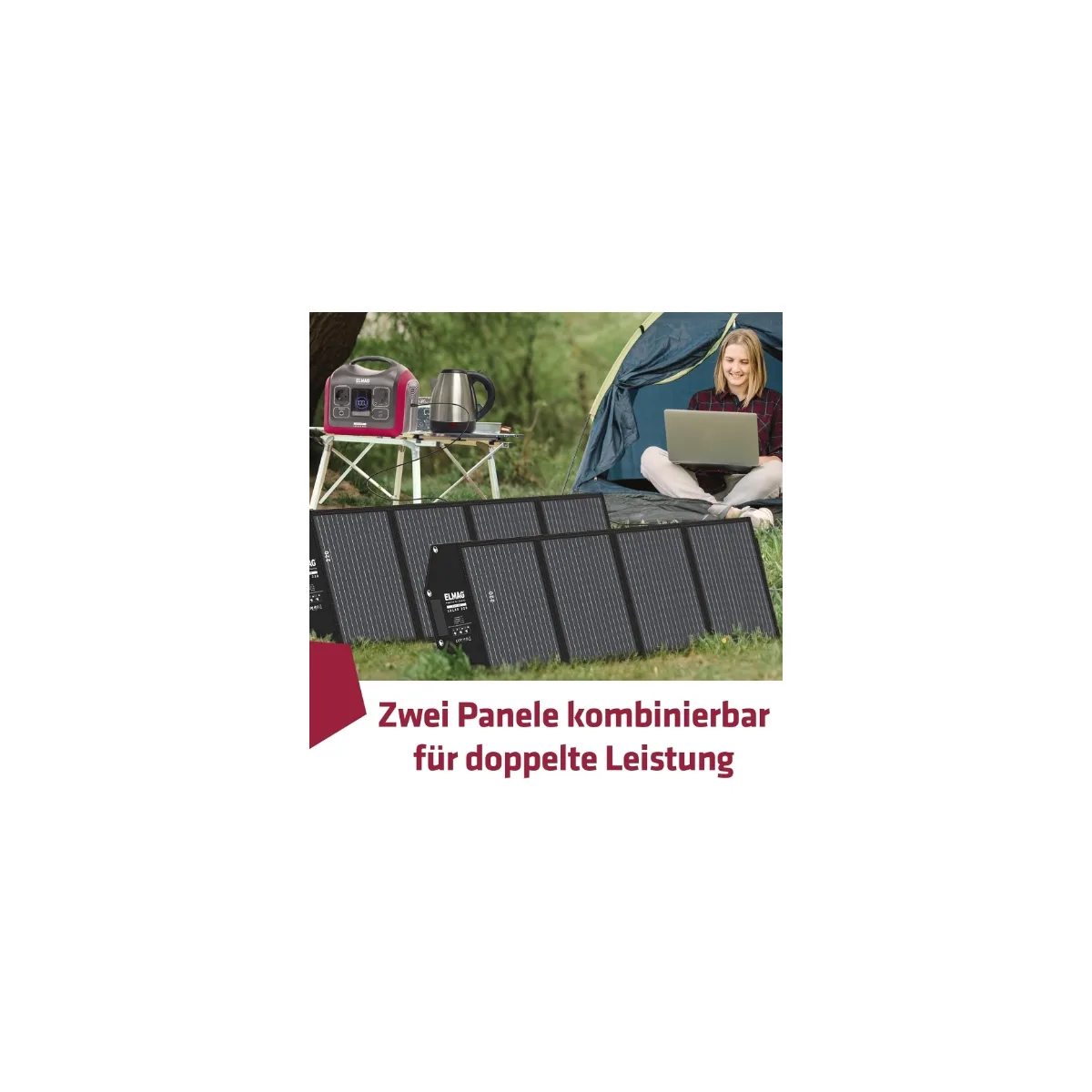 Faltbares Solarpanel SOLAR 220 – monokristallin