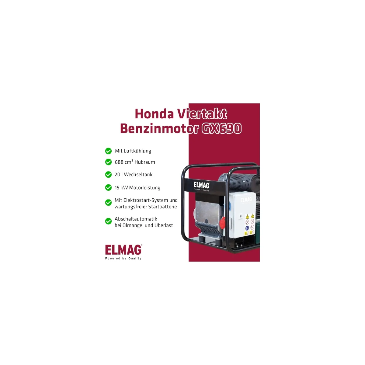 Stromerzeuger SEB 16000WDE-AVR