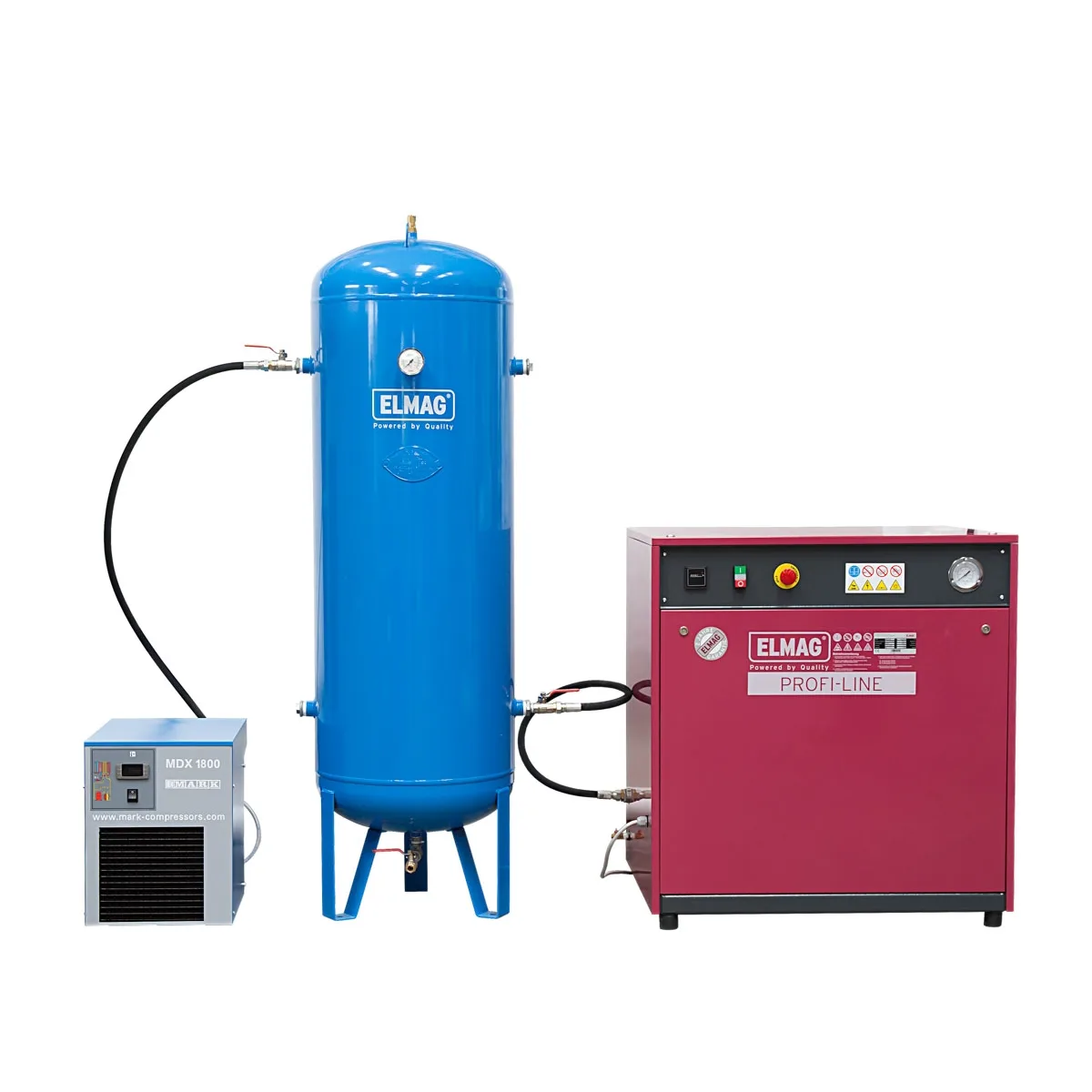 Kompressor PROFI-LINE „SILENT“ PL-S 1100/10/3 D – im Paket 2