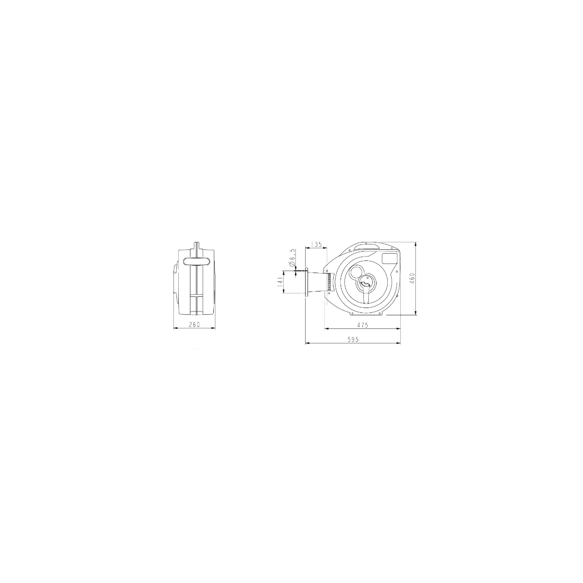 Autom. Wasserschlauchaufroller ROLL WATER EVO 20/13