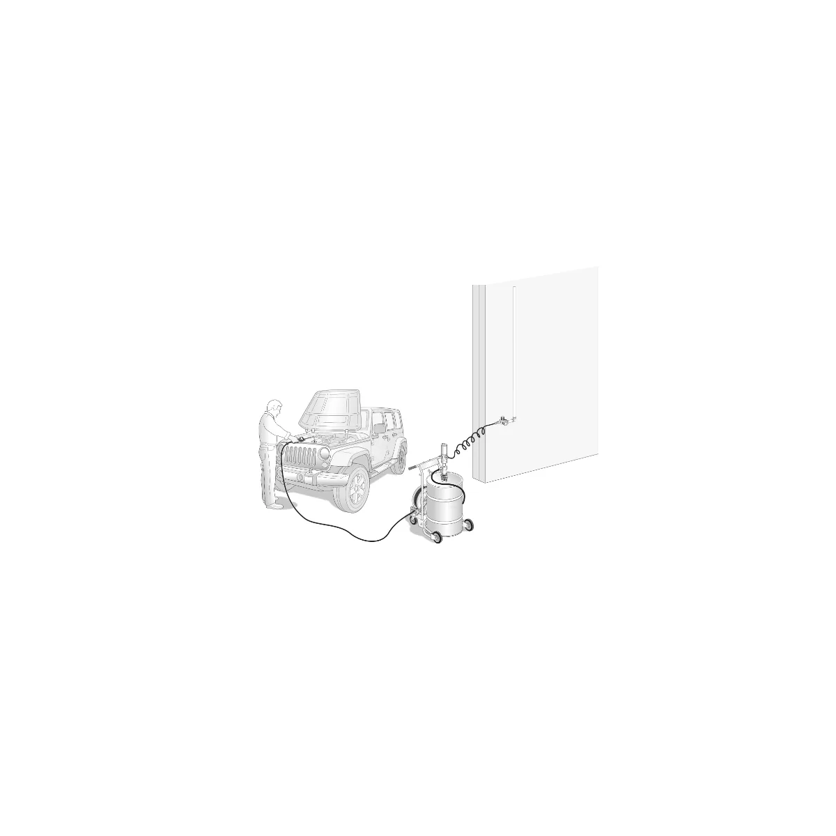 DL-Ölabgabegerät fahrbar PREMIUM OIL PUMP