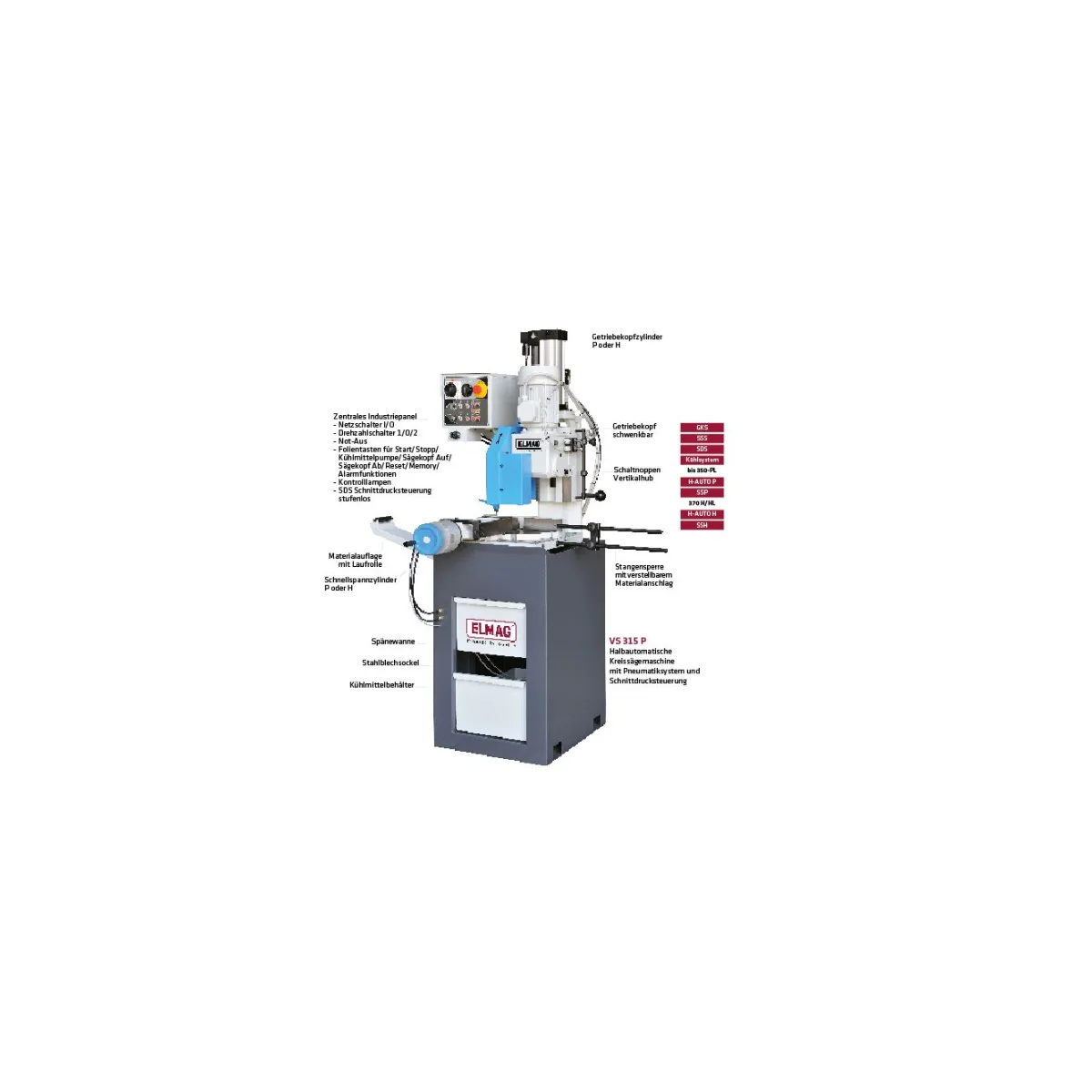 Metall-Kreissägemaschine VS 315 P