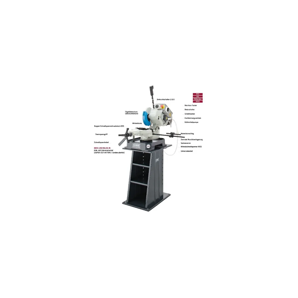 Metall-Kreissägemaschine MKS 300 RLSS-N