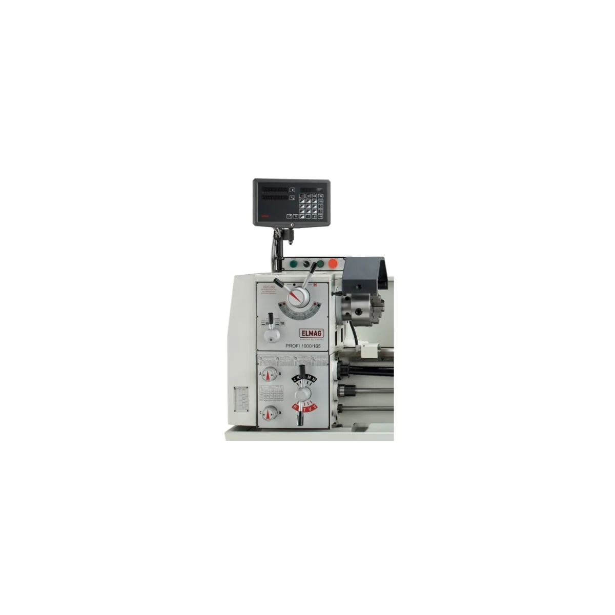 Universal-Drehmaschine PROFI 1000/165 inkl. 3-Achs-Positionsanzeige