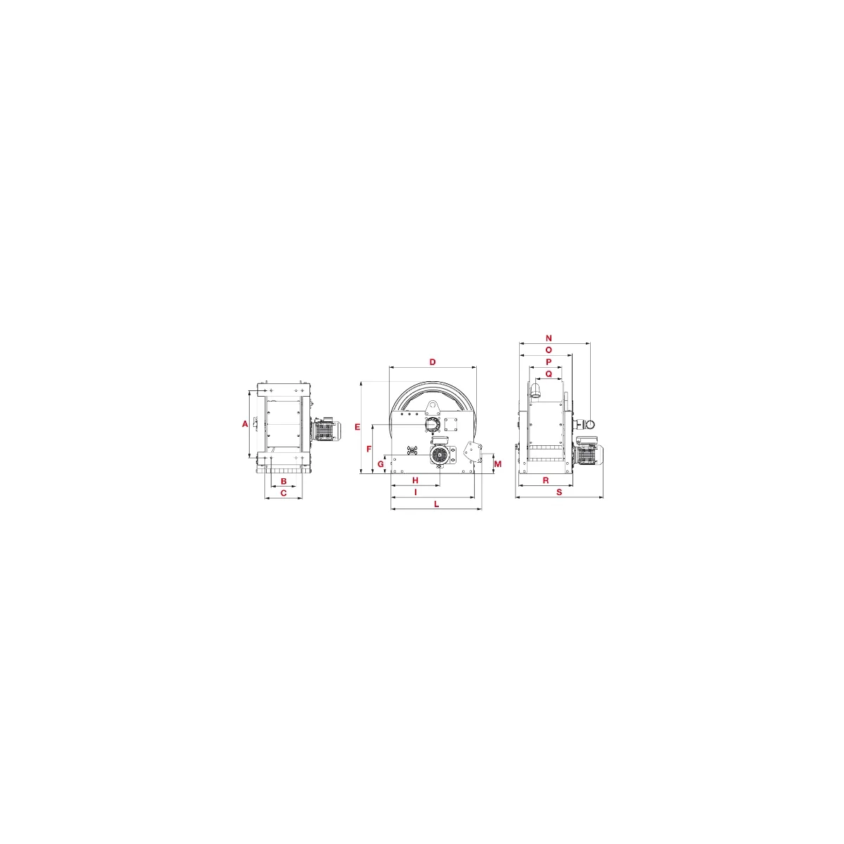 INDUSTRIE Schlauchaufroller Serie 700 / L 270