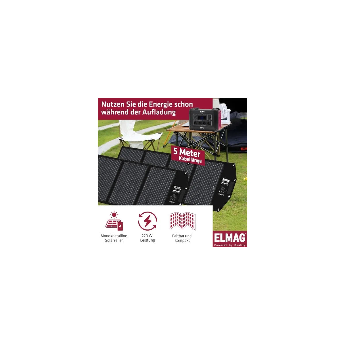 Solargenerator-Set ENERGY 2400 + SOLAR 220 DUO