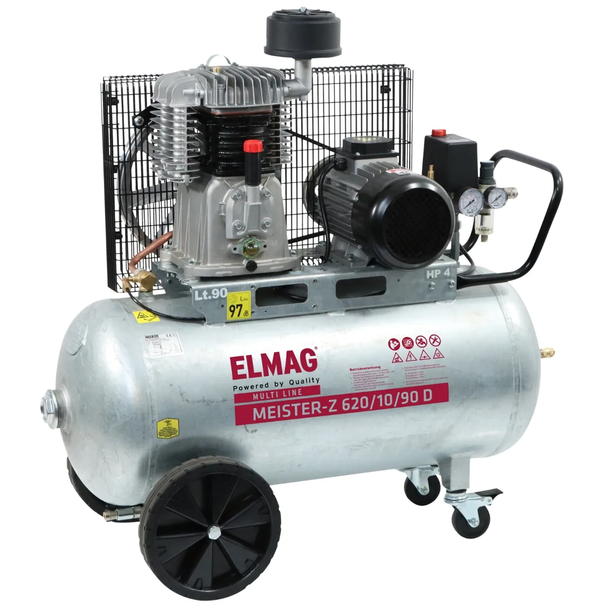 Kompressor MEISTER-Z „verzinkt“ 710/10/200 D