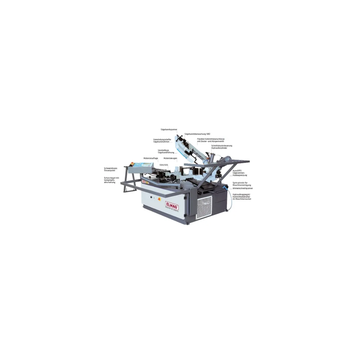 MACC Metall-Bandsägemaschine Modell SPECIAL 390 A CNC