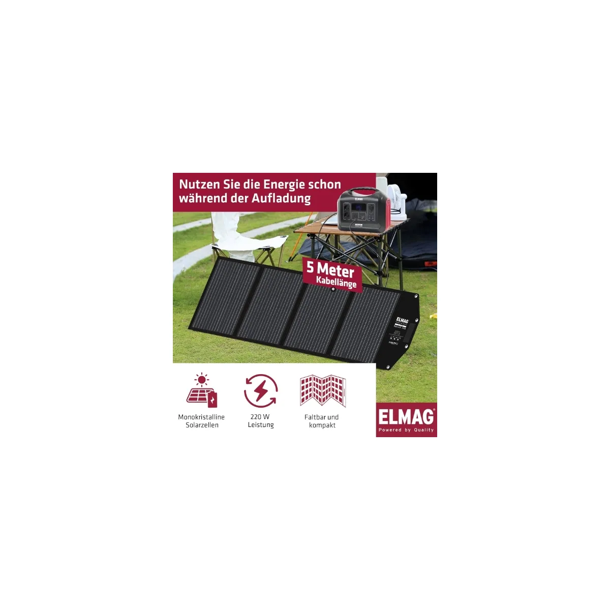 Solargenerator-Set ENERGY 1800 + SOLAR 220