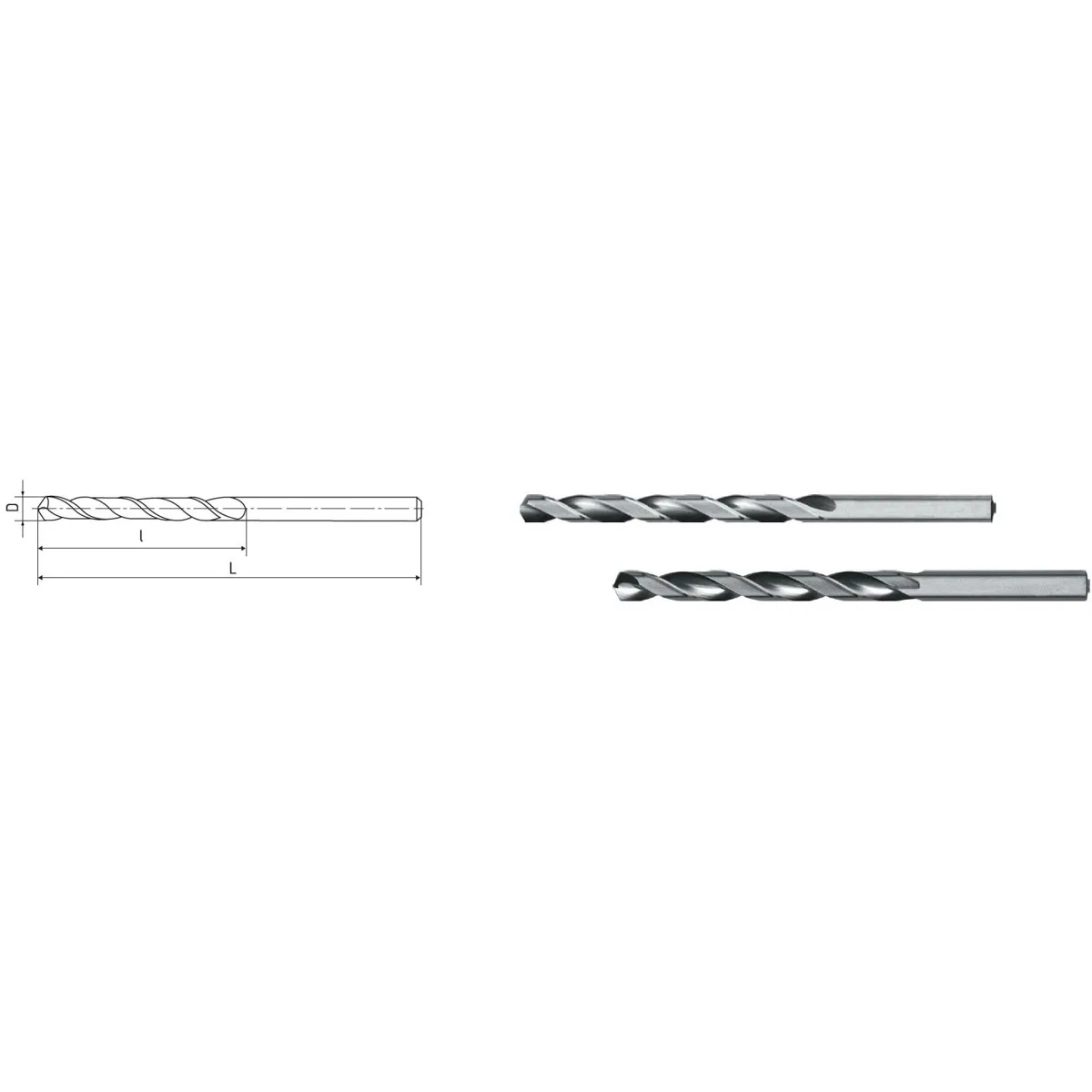 HSS Co5-Spiralbohrer DIN 340