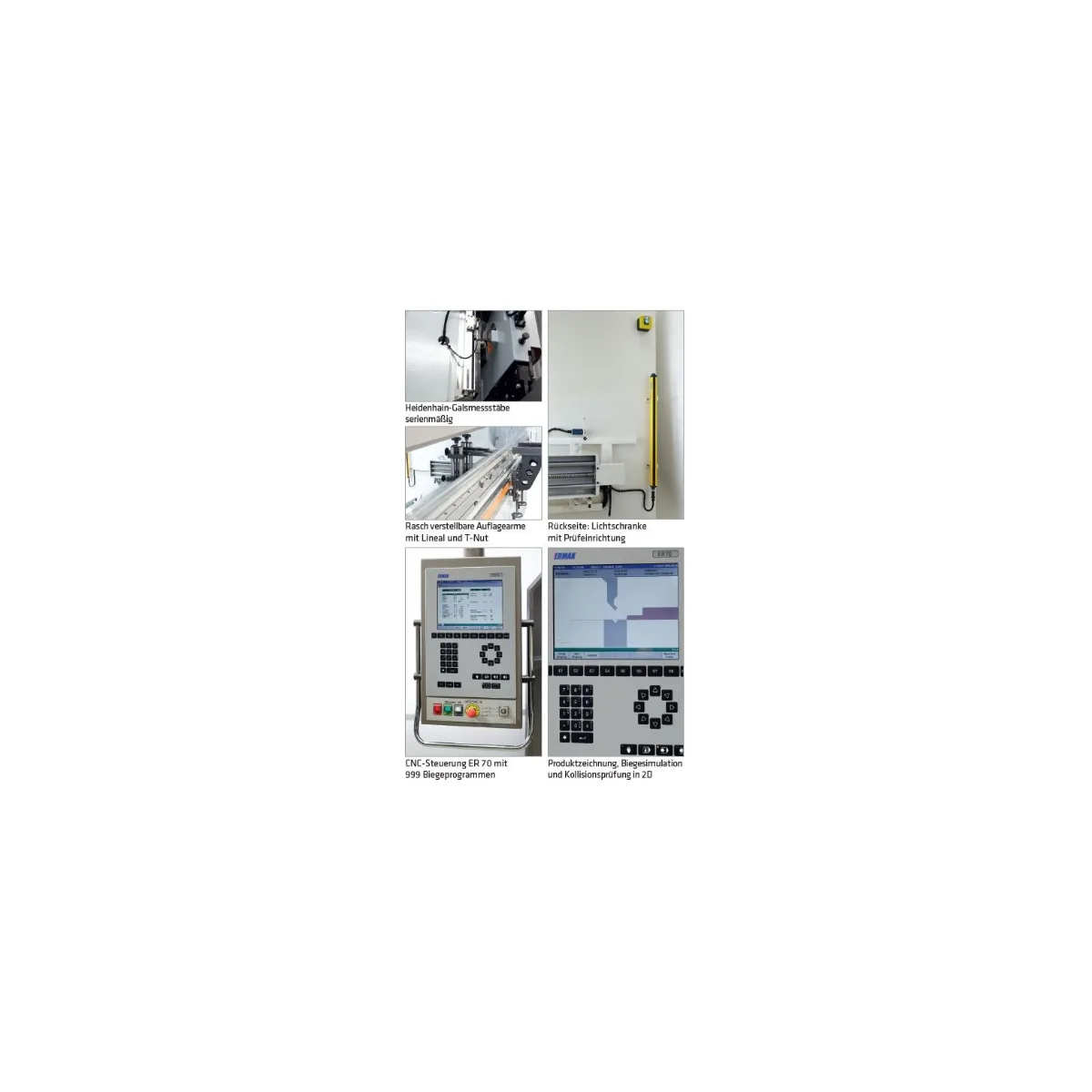Hydraulische Abkantpresse 3-Achsen Mod. CNC-HAP 3100x100t