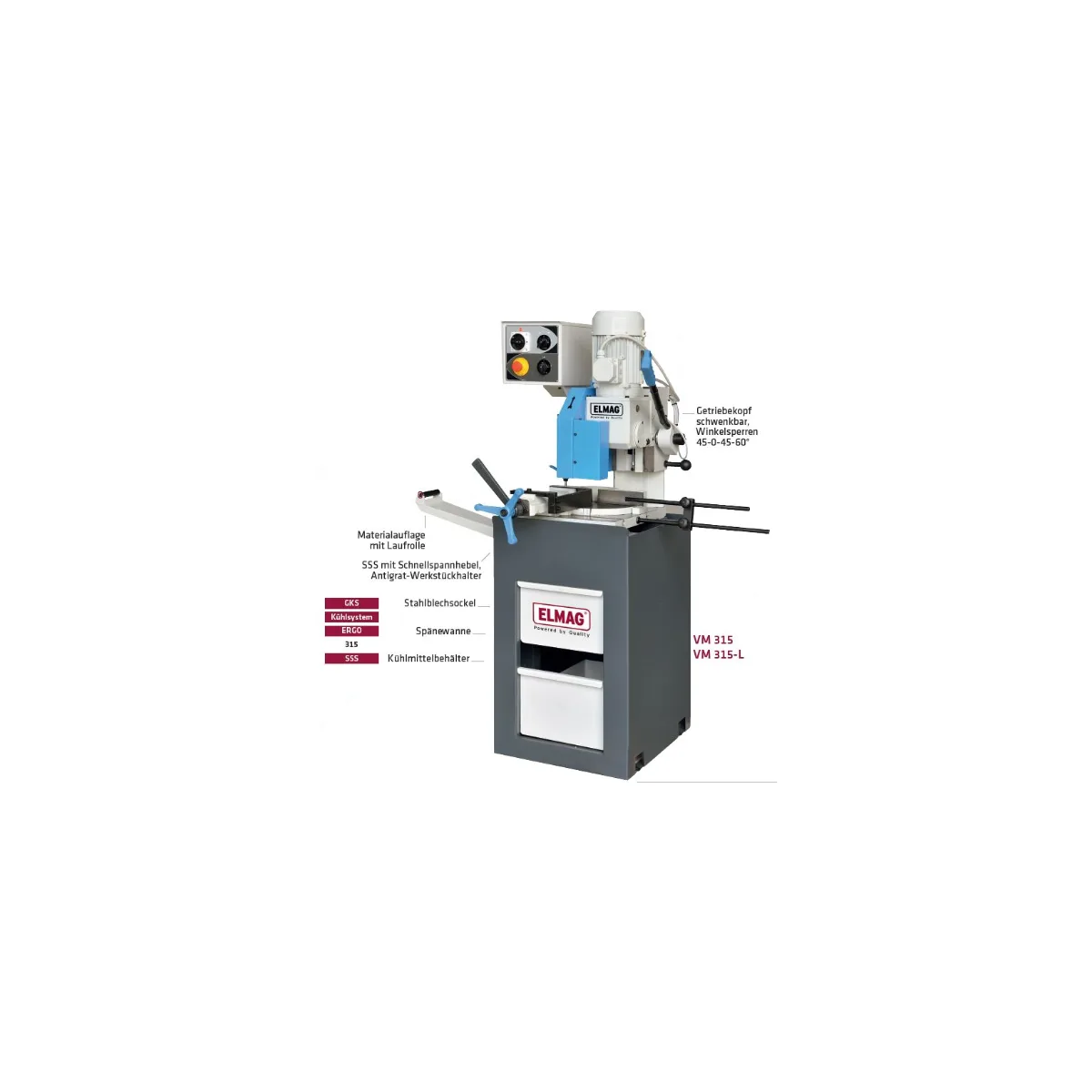Metall-Kreissägemaschine VM 315