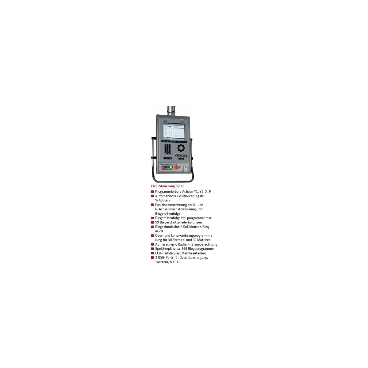 Hydraulische Abkantpresse 3-Achsen Mod. CNC-HAP 4100x220t