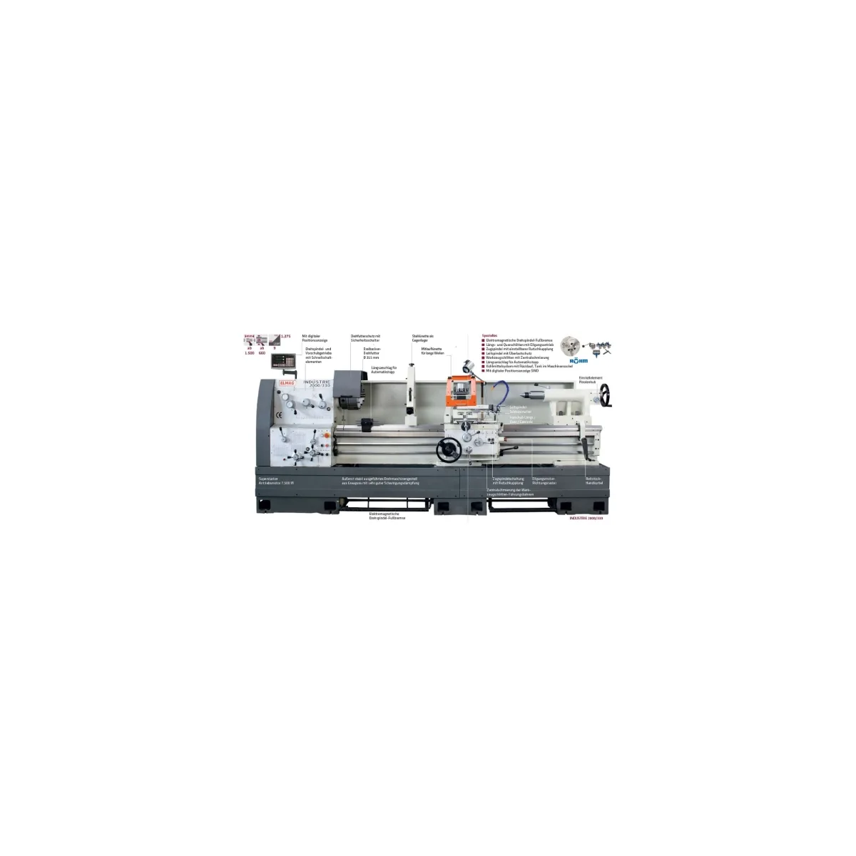 Universal-Drehmaschine INDUSTRIE 3000/400